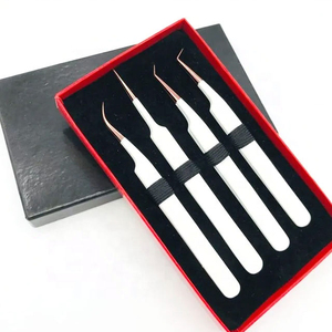 Pince à cils en acier inoxydable durable de qualité supérieure outils de précision pointus pour l'extension de cils de Salon de beauté prix compétitif - Product Image 3