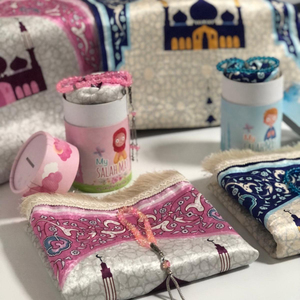 Thảm Cầu Nguyện Cho Trẻ Em Thảm Cầu Nguyện Hồi Giáo Cho Trẻ Em Thảm Cầu Nguyện Eid Quà Tặng Thảm Hồi Giáo Thổ Nhĩ Kỳ Sajjadah Để Cầu Nguyện Sản Xuất Tại Thổ Nhĩ Kỳ - Product Image 1