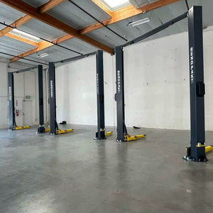 Elevador de Autos de 2 Postes, 4000 kg, Elevador Hidráulico para Taller de Reparación de Automóviles |   Plataforma Elevadora Hidráulica de Dos Postes y Cuatro Cilindros para Autos - Product Image 1