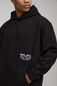 Sudadera con Capucha para Hombre, 370g, 100% Algodón, Felpa, Impresión Personalizada, Ropa de Invierno, Alta Calidad, Resistente al Viento, Transpirable - Product Image 3