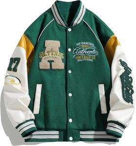 2025 New OEM 100% Polyester High Quality Varsity <b>Baseball</b> <b>Jackets</b> <b>Men</b> Front Waterproof Breathable Whole Sale Plain Bomber High - Product Image 5