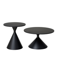 Table basse style crème, minimaliste pour la maison, salon, petit appartement, moderne, haut de gamme, ronde, mobile, table d'appoint