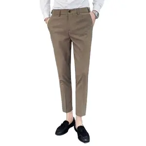 Pantaloni da lavoro all'ingrosso in cotone 100% a buon mercato formale Casual Comfort Streetwear Style complessivo nuovi pantaloni di ultima generazione pantaloni per uomo