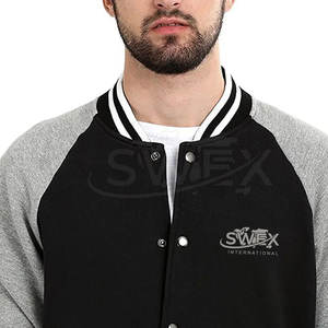 Qualité supérieure Logo personnalisé Veste Letterman Vêtements de mode Veste hiver manches longues Letterman - Product Image 6