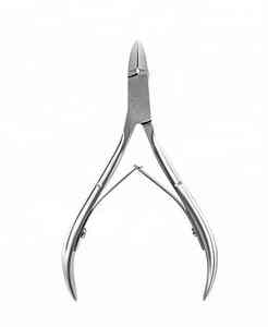 Venta al por mayor de alicates de acero inoxidable con logotipo personalizado para uñas gruesas, cortaúñas de alta calidad, alicates para cutículas - Product Image 1