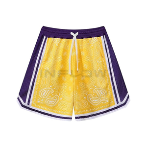 Shorts de sport respirants en tissu de laine de haute qualité, séchage rapide, pour le basketball, la gym, l'entraînement, avec poche, shorts personnalisés pour hommes - Product Image 5