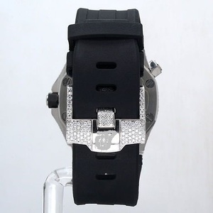 Reloj de Lujo Unisex con Diamante Moissanite VVS, Fecha Automática, Caja de Acero Inoxidable, Movimiento Mecánico, Correa de Goma, Cristal - Product Image 4