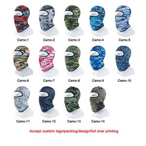 Custom Logo Printing Face <b>Mask</b> Full Face Cover UV Protector Motorcycle Summer Sports Camo Soft Breathable Polyester Balaclava - Product Image 4
