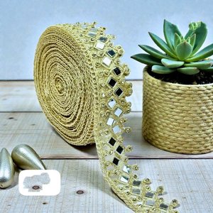 ลูกไม้ปักลายแบบสั่งทำพิเศษ เป็นมิตรกับสิ่งแวดล้อม ประดับมุก สำหรับชุดเจ้าสาว ลายดอกไม้สไตล์วินเทจ สำหรับงานเย็บปักถักร้อยและงานตกแต่ง - Product Image 2