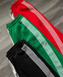 Joggers lisos en blanco personalizados, pantalones de chándal informales con logotipo de impresión gráfica personalizada, pantalones de chándal acampanados, pantalones de hombre - Product Image 3