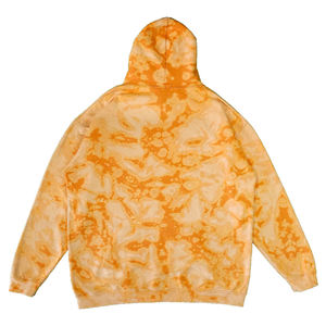 Sudadera con Capucha Unisex Moderna con Estampado Tie Dye en Tonos Naranja, Sudadera con Capucha y Bolsillo, Ideal para Ropa Casual de Calle - Product Image 2