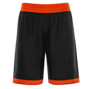 Short de basket-ball de couleur dégradée pour hommes Short de sport d'été respirant Fermeture à cordon 100% Short chaud en coton Style Fadeaway - Product Image 3