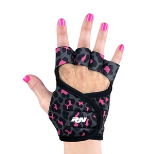 Guantes de Gimnasio Antideslizantes para Mujer con Logotipo Personalizado, Medios Dedos, Material de Poliéster, Personalizados - Product Image 2