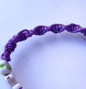 Personalized Name or Initials Macrame <b>Bracelet</b> | <b>Beaded</b> <b>Bracelets</b> - Colorful - String - Trendy - *CUSTOMIZABLE* - Product Image 2