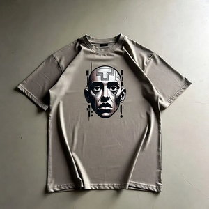 Camiseta de Verano para Mujer, Tallas Grandes, Holgada, Transpirable, de Secado Rápido, Lisa, Informal, de Manga Corta, Estilo Urbano, OEM, ODM, Venta al Por Mayor - Product Image 4