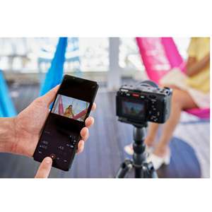 Digital Cinema <b>Camera</b> with 18-135mm Lens LED Light Microphone 128GB Memory Card U-Grip <b>Filters</b> Tripod Case & Software - Product Image 1