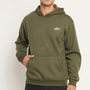 Sweats à capuche pour hommes Soft Basics Logo personnalisé 100% coton mélangé pour des vêtements décontractés ou de sport en hiver - Product Image 1