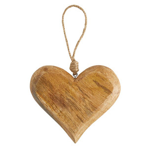 Wholesale Custom Wood Hanging Rustic Heart Shape Wooden Plain Mini Wooden Heart for Home Christmas and Other Festive - Product Image 4