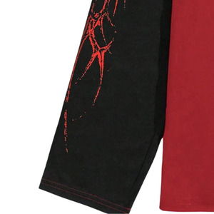 เสื้อยืดแขนยาวทรงโอเวอร์ไซส์สไตล์ไฮสตรีทสำหรับผู้ชาย ขายส่ง เสื้อผ้าสำหรับวิ่งออกกำลังกายฤดูร้อน ผ้าแคนวาส พิมพ์ลาย ระบายอากาศได้ดี - Product Image 3