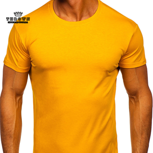 เสื้อยืดผ้าใบเบลล่าและเสื้อผ้าเด็กผู้ชายสีเหลืองเสื้อยืดธรรมดาผ้าทริบแลนด์ระบายอากาศได้ดี - Product Image 1