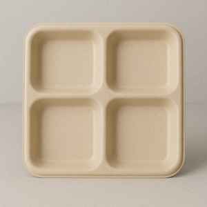 Eco-Friendly disposable bagasse <b>tiffin</b> <b>box</b> with lid - Product Image 5