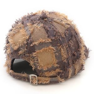 Distressed Dad Hat Washed Cotton Baseball <b>Cap</b> Low Profile <b>Vintage</b> Wholesale Canvas Distressed Baseball <b>Cap</b> - Product Image 4