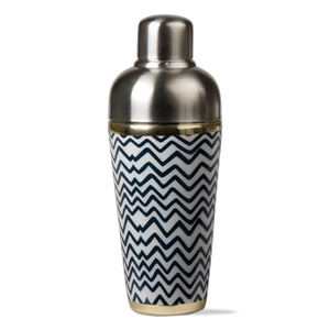 Coctelera esmaltada azul y blanca, mezclador de acero inoxidable duradero y elegante para Bar, calidad profesional para Bar en casa - Product Image 2