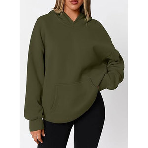 Sudaderas con Capucha para Mujer, Talla Grande, 100% Algodón, Secado Rápido, Ecológicas, Informales, de Forro Polar, para Entrenamiento de Invierno - Product Image 2