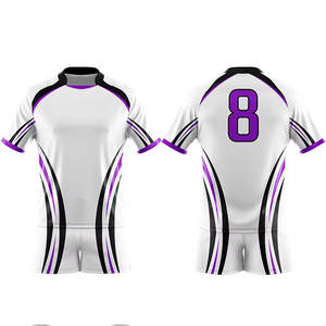 Uniforme de rugby léger sur mesure Chemises respirantes de haute qualité Maillots Manches courtes Style sportif Meilleur design compétitif - Product Image 4