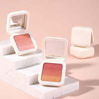 Personnaliser logo blush pigmenté presse poudre joue maquillage blush marque privée