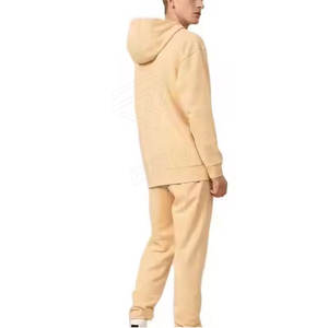 Sudaderas con capucha para hombre 100 _ Conjunto de chándal de algodón Rhinestone Full 500gsm Peso pesado de gran tamaño para hombres - Product Image 6