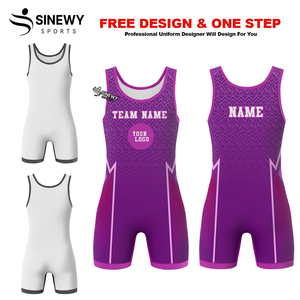 Singlet de Lucha Libre para Hombre, Elástico en la Parte Delantera, Transpirable, Duradero, de Secado Rápido, Colores y Logotipo Personalizables - Product Image 5