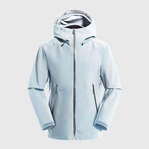 Personalizado al aire libre ligero de un solo golpe Sudadera con capucha cremallera abrigos a granel chaquetas de esquí para hombres chaqueta cortavientos chaqueta forrada diseño Unisex - Product Image 1