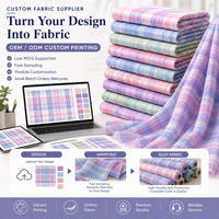 Tissu en mousseline de polyester doux à motif écossais personnalisable, très prisé, pour écharpes, chemises, foulards – Usine OEM/ODM