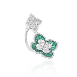 Anillo de Moda Chapado en Oro con Diseño de Estrella para Parejas - Estilo Moderno de Eternidad con Motivos de Corazón y Automóvil - Product Image 4