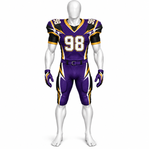 High Quality American Football Uniform <b>Sets</b> Custom Logo Printed Plus Size New Style Uniform Made In Pakistan - Product Image 6
