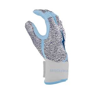 2025 Top Quality Goatskin Leather Camo Design Baseball Batting Gloves Manufacturer Custom Logo Long Cuff Guantes beisbol Batting - Product Image 4