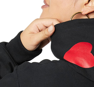 Sudadera con capucha corta personalizada para mujer con logotipo OEM, jersey de manga larga de talla grande para otoño e invierno, Top liso con capucha a la venta - Product Image 6