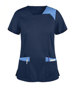 Conjunto de uniforme médico de LICRA transpirable para mujer, ropa de enfermera de tela suave, superventas - Product Image 4
