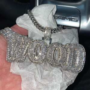 จี้เพชรรูปลูกบอล3D เคลือบเงาสำหรับผู้ชาย VVS Moissanite เครื่องทดสอบเพชรรูปลูกบอล3D ส่องแสงตามสั่ง - Product Image 1