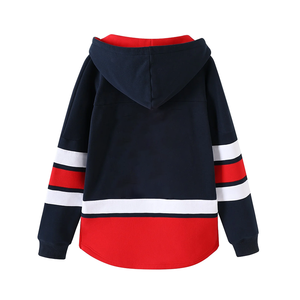 Howard University Winter <b>Navy</b> <b>Blue</b> Hockey <b>Hoodie</b> Unisex 100% Organic Cotton Fleece Lined Chenille Embroidered Streetwear - Product Image 2