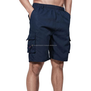 Nouvelle tendance Multi poches hommes Cargo Shorts été surdimensionné imperméable séchage rapide motif décontracté taille moyenne grande taille en plein air - Product Image 4