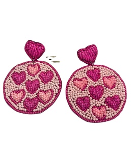 Pendientes de Lujo con Cuentas Geométricas, Diseño Elegante, Estilo Bohemia, Multicolor, Circulares, Joyería Moderna para Bodas y Fiestas - Product Image 3