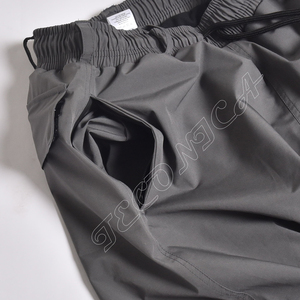 Pantalon de ski unisexe gris 2026, chauffant, imperméable, coupe-vent, avec doublure polaire, taille élastique, passants de ceinture et aérations aux genoux - Product Image 4