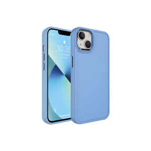 Coque de téléphone en polycarbonate rigide de luxe Netzy SAFA Botox Series, cadre métallique, anti-traces de doigts, protection antichoc pour iPhone 13 Plus - Product Image 1
