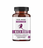 Capsules de racine de maca de haute qualité sans additifs, noires, rouges, jaunes, complément alimentaire pour adultes, capsules sans gluten, qualité alimentaire
