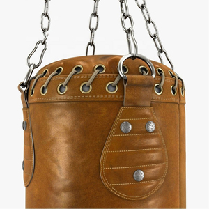Sac de frappe lourd en cuir PU et PVC de logo personnalisé de haute qualité avec sac de sable pour l'entraînement de boxe lourd pour hommes - Product Image 3