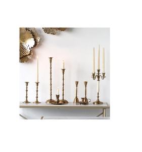 Candelabro perfumado de Metal y latón redondo, soporte de vela de decoración creativa para el hogar, color dorado y negro, precio bajo - Product Image 3