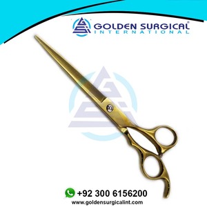 Tijeras de Peluquería Profesionales de 7 Pulgadas, Tijeras de Corte de Pelo para Barbería, Tijeras para Mascotas, Estilo Dorado, Venta al por Mayor - Product Image 5