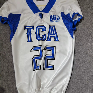 Uniforme de football américain personnalisé de haute qualité avec logo de broderie imprimé par sublimation personnalisé avec rembourrage intérieur de sécurité - Product Image 1